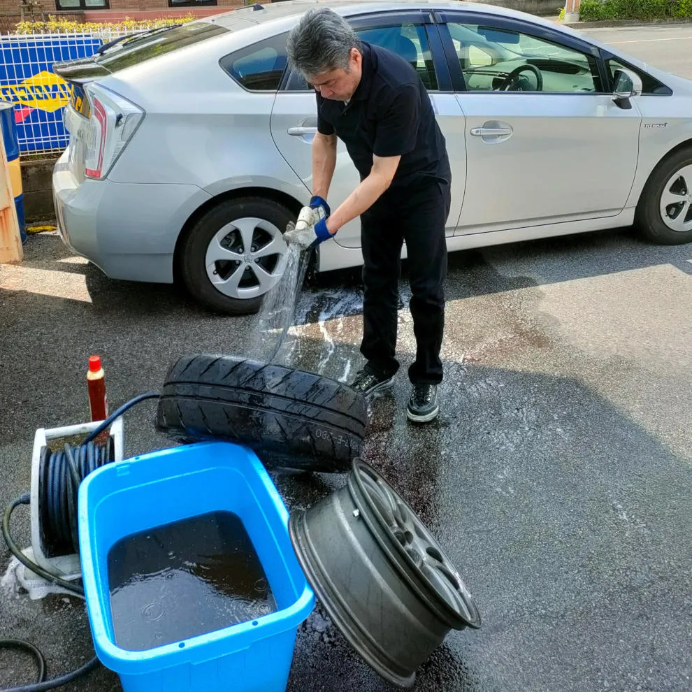 ホイール洗浄工程3